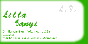 lilla vanyi business card